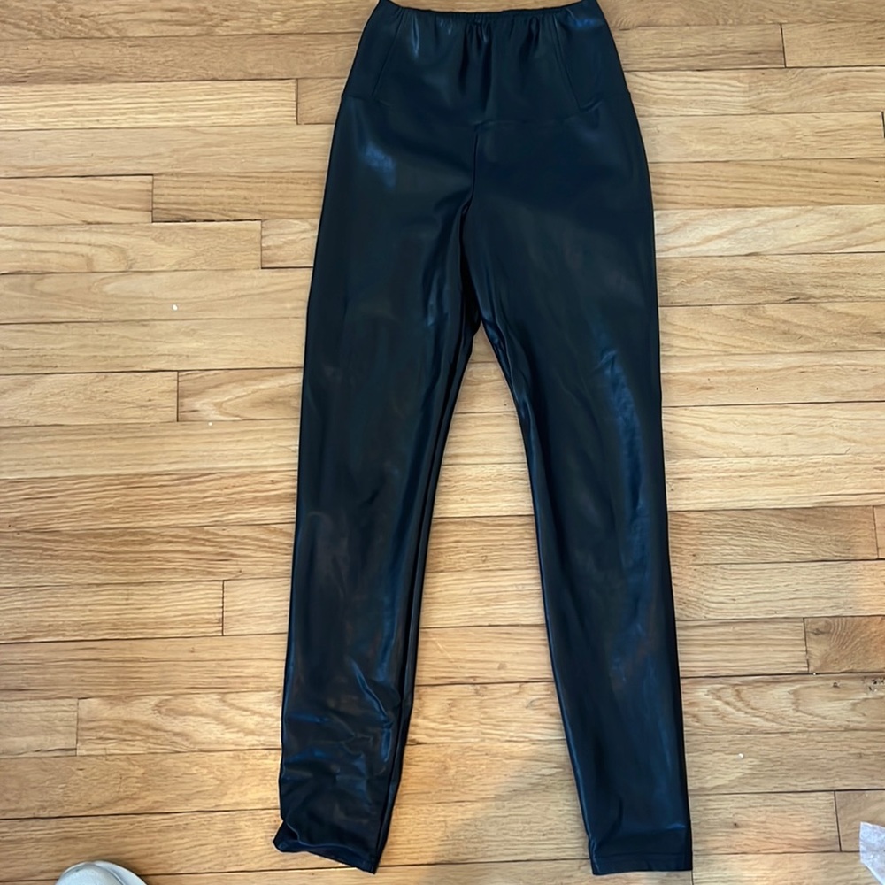 Aritzia leather leggings.
